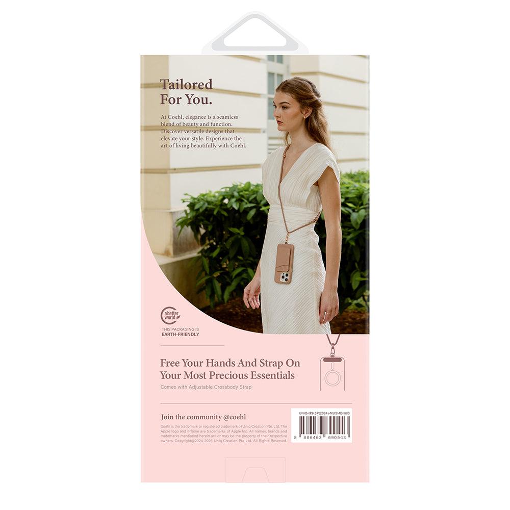 Coehl Muse iPhone 16 Pro M-safe Şarj Özellikli Soft Arka Yüzey Askı İpli Kılıf Coehl Muse iPhone 16 Pro M-safe Şarj Özellikli Soft Arka Yüzey Askı İpli Kılıf